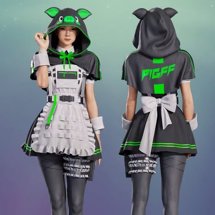 🔥 PIGFF'S TACTICAL MAID SET 🔥🔵КЛЮЧ АКТИВАЦИИ🔵 ✅НАВСЕГДА✅ — фото 3